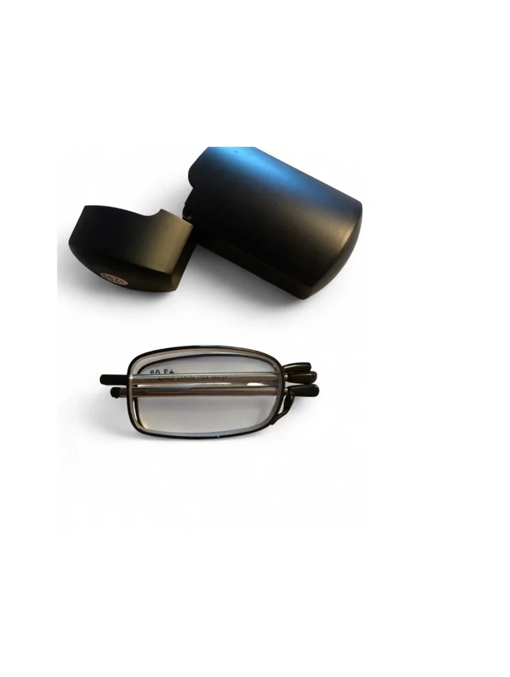 2 Pack MIYUI Compact Folding Reading Glasses +2.00 Diopter With Hardshell Cases